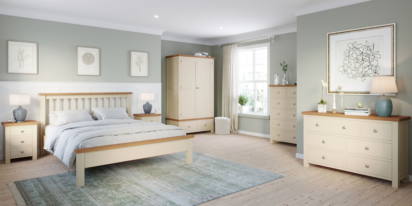 Signature Collection Digbeth Bedroom Ivory Range Roomset